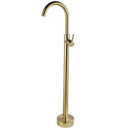 Змішувач для раковини VBI Milano одноважільний підлоговий матове золото VBI-050113BG