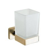 Склянка для зубних щіток VBI Mars з тримачем матове золото VBI-040104BG