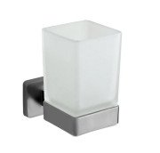 Стакан для зубных щеток VBI Mars с держателем никель VBI-040104NI