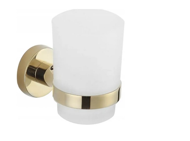 Склянка для зубних щіток VBI Venus з тримачем золото VBI-040004GL