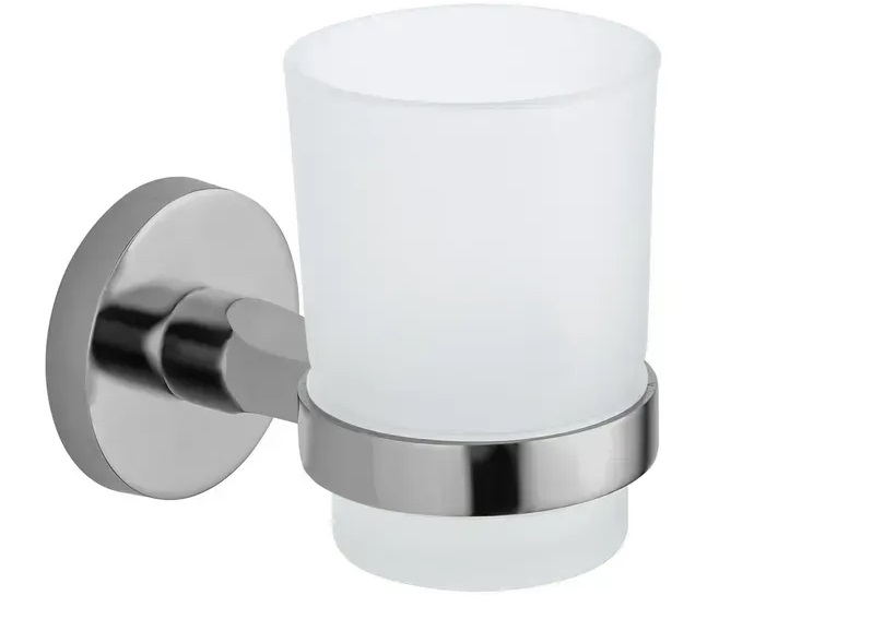 Склянка для зубних щіток VBI Venus з тримачем нікель VBI-040004NI