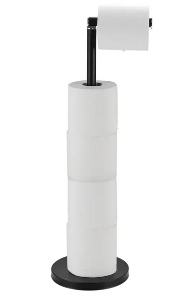 Тримач для туалетного паперу VBI Round нержавіюча сталь чорний VBI-049900BL