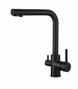 Смеситель для кухни VBI Gemini под фильтр однорычажный черный VBI-055001BL