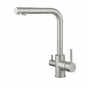 Смеситель для кухни VBI Gemini под фильтр однорычажный никель VBI-055001NI