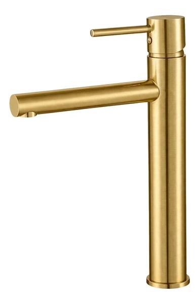 Змішувач для раковини VBI Lirio одноважільний матове золото VBI-050501BG