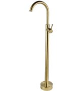 Змішувач для раковини VBI Milano одноважільний підлоговий матове золото VBI-050113BG