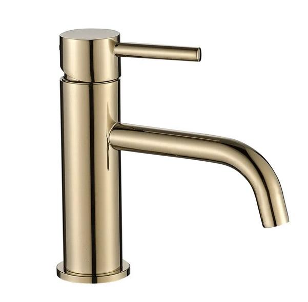 Змішувач для раковини VBI Milano одноважільний золото VBI-050100GL