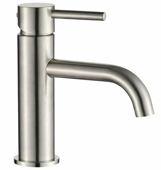 Смеситель для раковины VBI Milano однорычажный никель VBI-050100NI