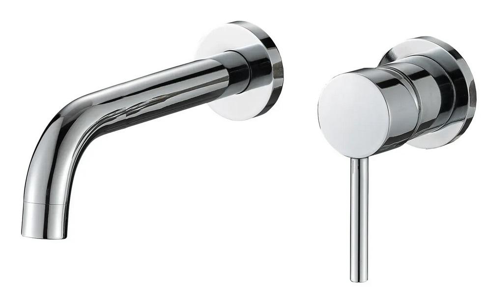 Смеситель для раковины VBI Milano Long скрытого монтажа однорычажный хром VBI-050103CH