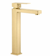 Змішувач для раковини VBI Loreno одноважільний матове золото VBI-050201BG