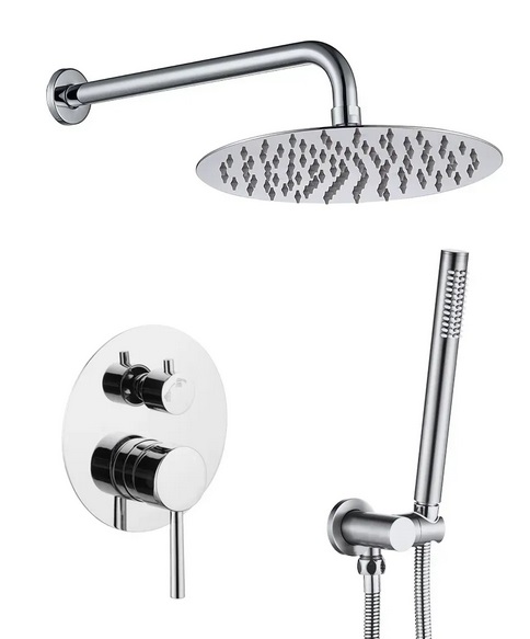 Душевая система скрытого монтажа VBI Milano со смесителем хром VBI-050109CH