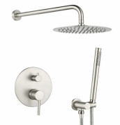 Душевая система скрытого монтажа VBI Milano со смесителем никель VBI-050109NI