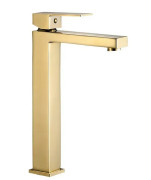 Змішувач для раковини VBI Loreno одноважільний золото VBI-050201GL