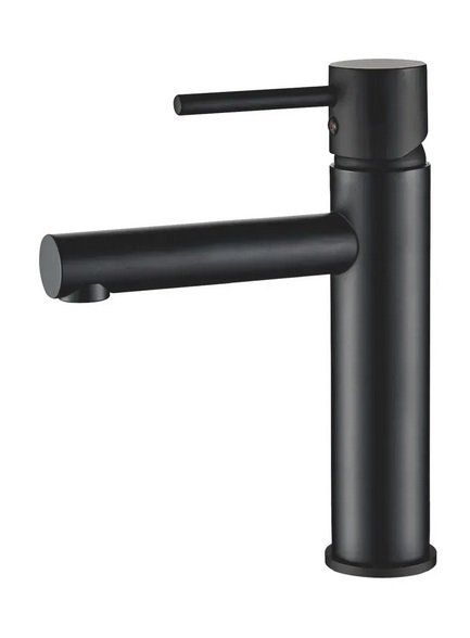 Смеситель для раковины VBI Lirio однорычажный черный VBI-050500BL