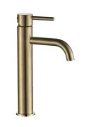 Смеситель для раковины VBI Milano однорычажный матовое золото VBI-050101BG