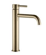 Смеситель для раковины VBI Milano однорычажный золото VBI-050101GL