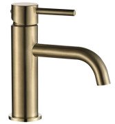 Смеситель для раковины VBI Milano однорычажный матовое золото VBI-050100BG