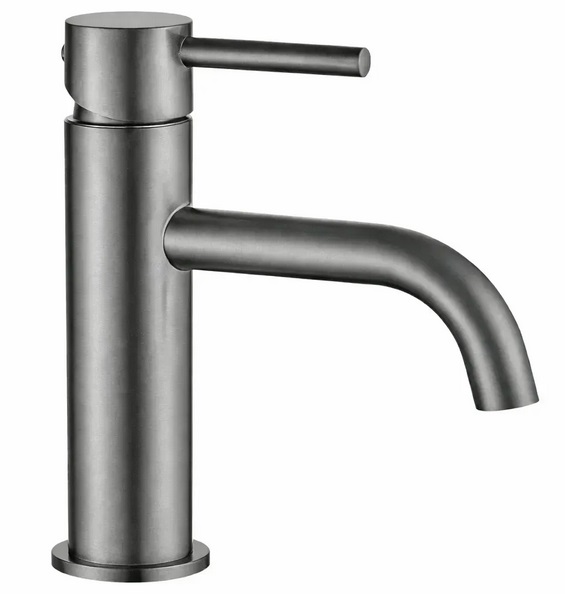 Смеситель для раковины VBI Milano однорычажный графит VBI-050100GR