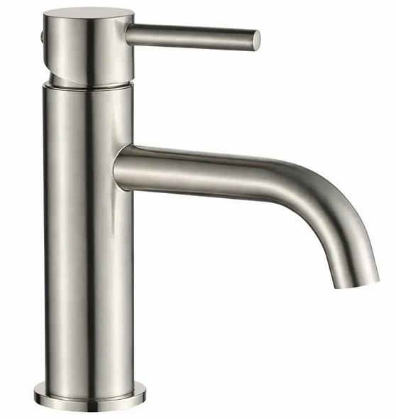 Смеситель для раковины VBI Milano однорычажный никель VBI-050100NI