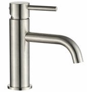 Смеситель для раковины VBI Milano однорычажный никель VBI-050100NI