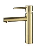 Смеситель для раковины VBI Lirio однорычажный золото VBI-050500GL