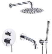 Душевая система скрытого монтажа VBI Milano со смесителем хром VBI-050110CH