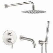 Душова система прихованого монтажу VBI Milano із змішувачем нікель VBI-050110NI