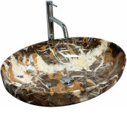 Раковина для ванной VBI Portoro 50×37 см керамика коричневый VBI-012626