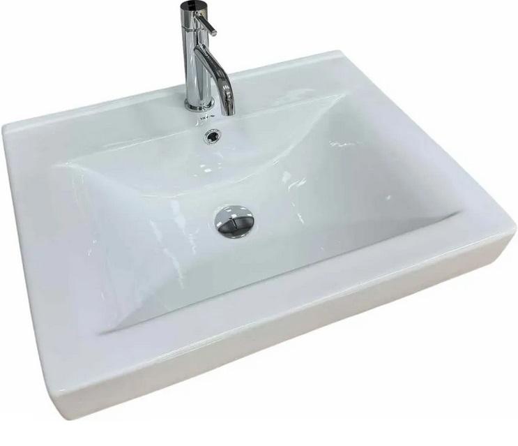 Раковина для ванної кімнати VBI Bagnara 60×45 см кераміка білий VBI-018062