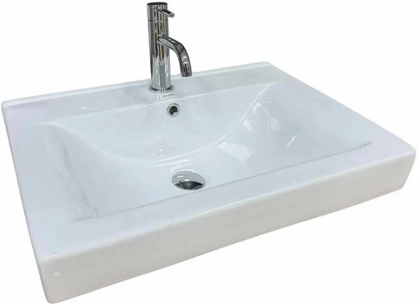 Раковина для ванної кімнати VBI Bagnara 70×46 см кераміка білий VBI-018063