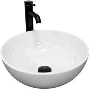 Раковина для ванної VBI Amalfi ⌀36 см кераміка білий глянсовий VBI-013402