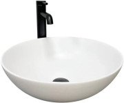 Раковина для ванної кімнати VBI Amalfi ⌀39,5 см кераміка білий матовий VBI-013400