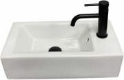 Раковина для ванної кімнати VBI Anzi L 50×25,5 см кераміка білий VBI-015619