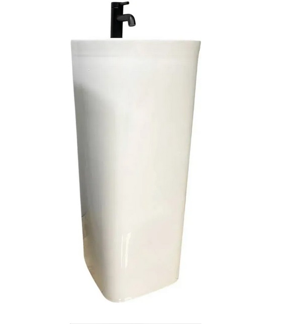 Раковина для ванної VBI Asola підлогова ⌀40 см кераміка білий VBI-019019