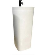 Раковина для ванной VBI Asola напольная ⌀40 см керамика белый VBI-019019