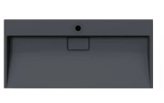 Раковина для ванной VBI Este 100х46 см искусственый камень черный VBI-019923