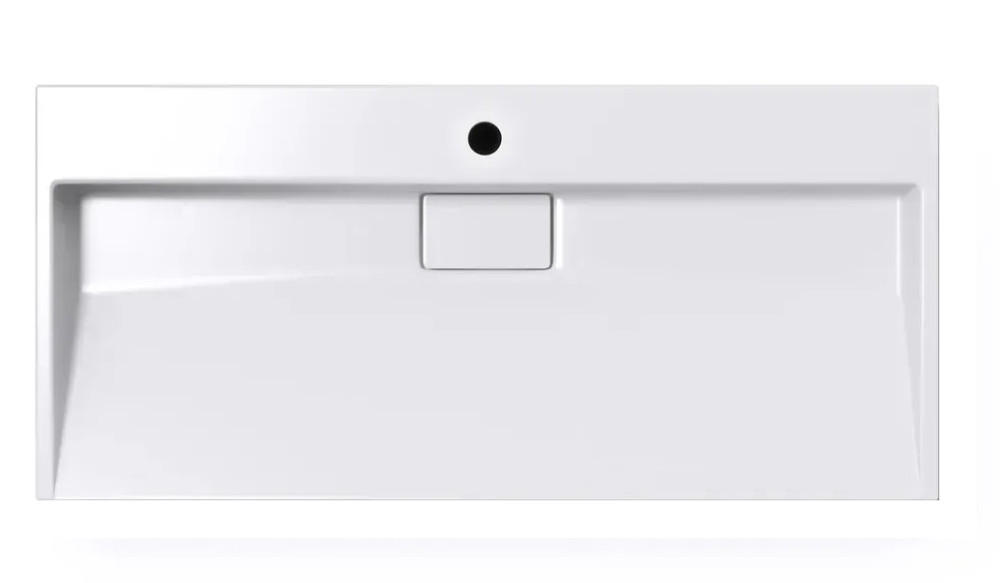 Раковина для ванной VBI Este 100х46 см искусственый камень белый VBI-019921