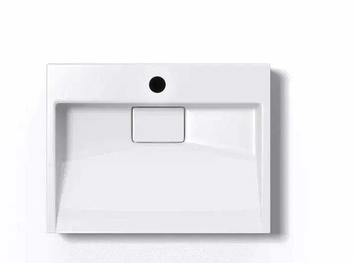 Раковина для ванної VBI Este 50х38 см штучний камінь білий VBI-019901