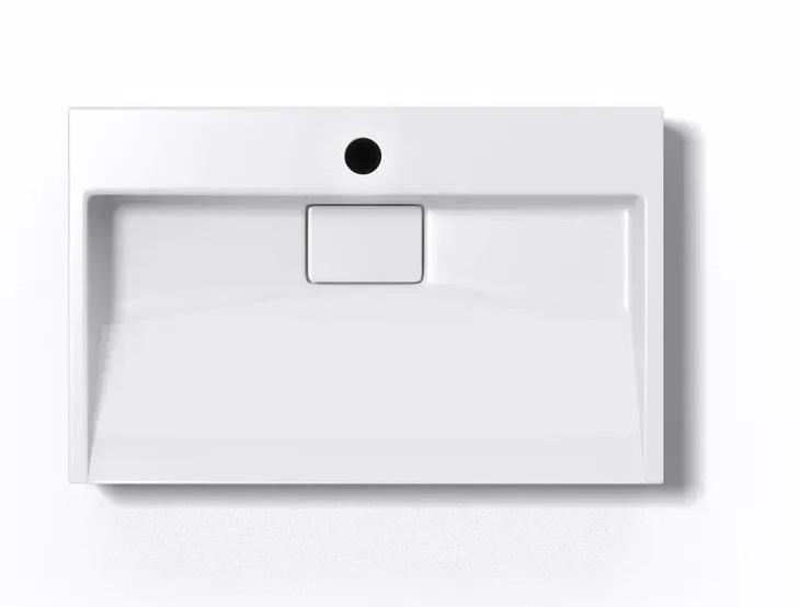 Раковина для ванної VBI Este 60х38 см штучний камінь білий VBI-019905