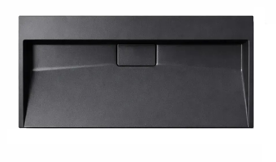 Раковина для ванной VBI Este 100х46 см искусственый камень черный VBI-019924