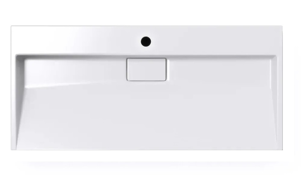 Раковина для ванной VBI Este 100х46 см искусственый камень белый VBI-019921