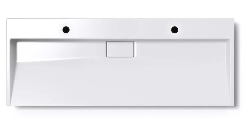 Раковина для ванной VBI Este 120х46 см искусственый камень белый VBI-019927