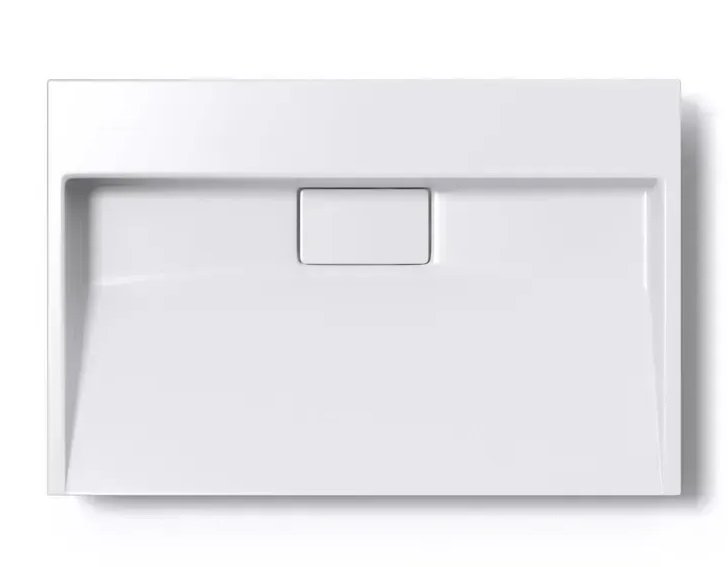 Раковина для ванної VBI Este 70х46 см штучний камінь білий VBI-019910