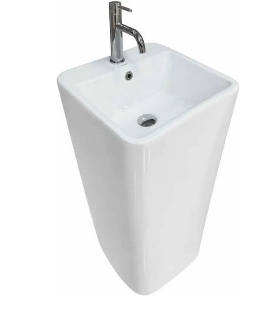 Раковина для ванной VBI Caliato напольная 40х39 см керамика белый VBI-019029