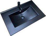 Раковина для ванной VBI Ferrara 71,5х46 см керамика черный матовый VBI-018043