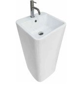 Раковина для ванной VBI Caliato напольная 40х39 см керамика белый VBI-019029