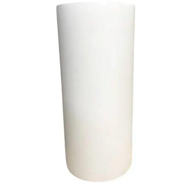 Раковина для ванной VBI Catania напольная ⌀38,5 см конгломерат белый матовый VBI-019020