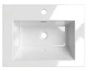 Раковина для ванной VBI Lapio 60х46 см искусственный камень белый VBI-019937