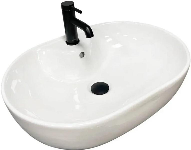 Раковина для ванної VBI Liscia 60,5х42,5 см кераміка білий VBI-015505
