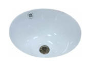 Раковина для ванной VBI Marzano ⌀35 см под столешницу керамика белый VBI-018061